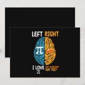 パイは右脳と言った離れのPiが好き 招待状 (正面/裏面)