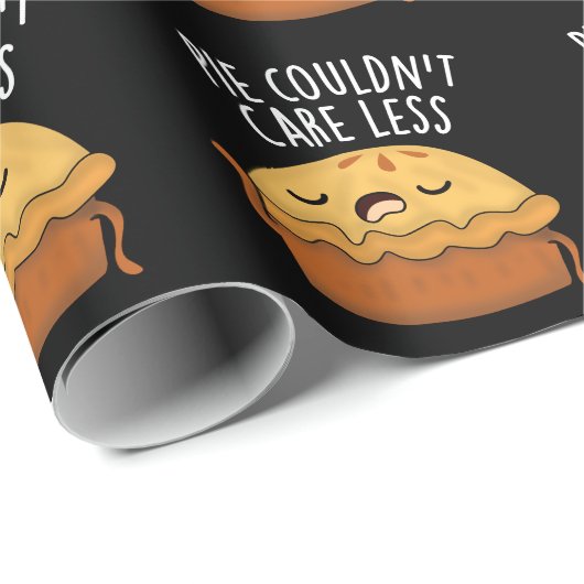 パイは食べ気に物のプンおもしろいダークBGを減らすことができなかった ラッピングペーパー (ロールコーナー)