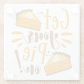 パイを出せ！ ガラスコースター (裏面)