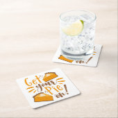 パイを出せ! スクエアペーパーコースター (インサイチュ)