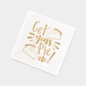 パイを出せ! 箔ナプキン (左)