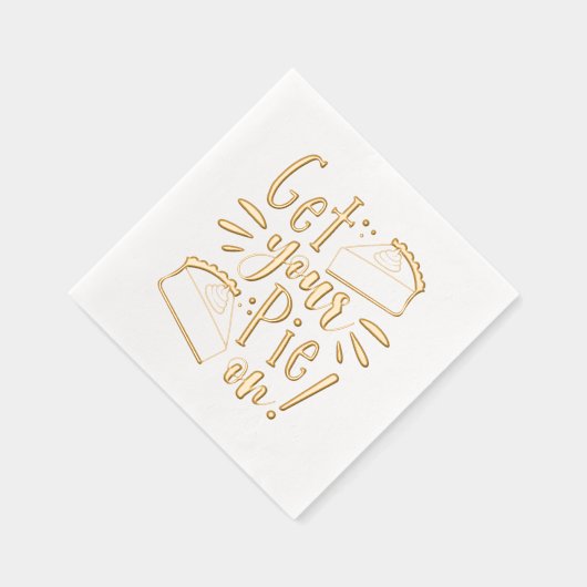 パイを出せ！ 箔ナプキン (右)