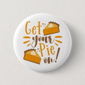 パイを出せ！ 缶バッジ (正面)