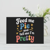 パイを食べさせて、かわいいと言ってくれ、感謝祭 シーズンカード (スタンド正面)