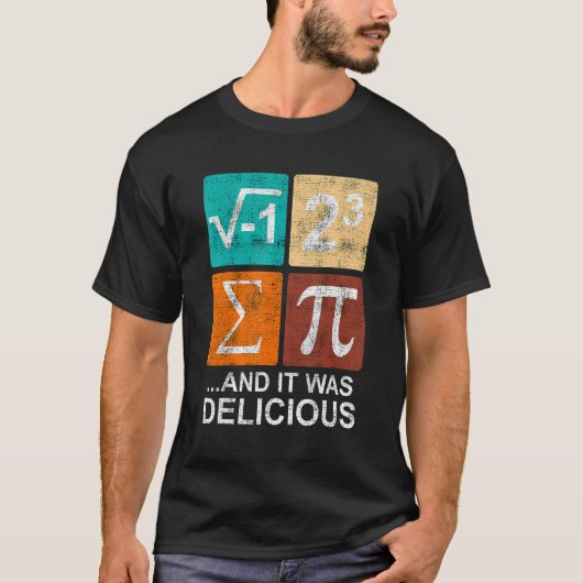 パイを食べた Tシャツ (正面)