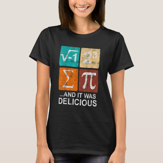 パイを食べた Tシャツ (正面)