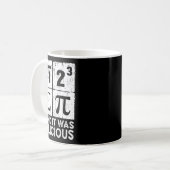 パイを食べておいしかった パイの日のジョーク M コーヒーマグカップ (正面左)