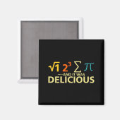 パイを食べておいしかった パイの日 冗談 M マグネット (正面/裏面)