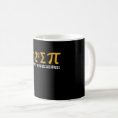 パイを食べておいしかった 円周率の日 数学 コーヒーマグカップ (正面右)