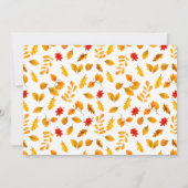 パイを食べよ | Water Color 焼いた Pies Thanksgiving 招待状 (裏面)