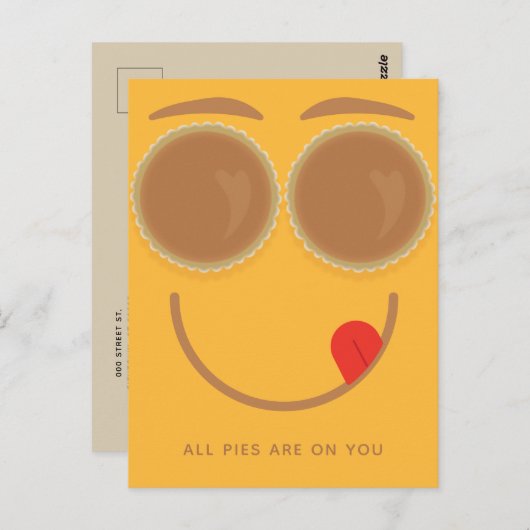 パイアイズ感謝祭はがき ポストカード (正面/裏面)