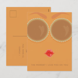 パイアイドサンクスギビングホリデーカード シーズンポストカード