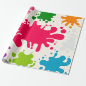 パイアカラフルント・スパット ラッピングペーパー (アンロールド)