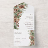 パイエレガントン結婚ズ オールインワン招待状 (内側)