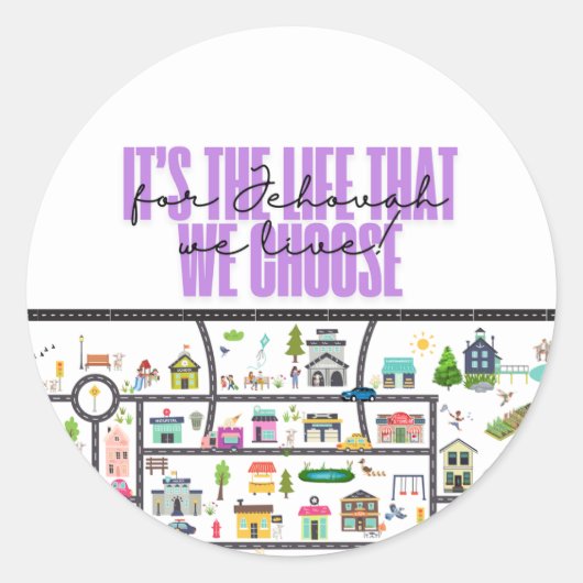 パイオニアへのJWシール! ラウンドシール (正面)