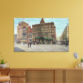 パイオニアスクエアのペルゴラの見解 キャンバスプリント (インサイチュ (リビング))