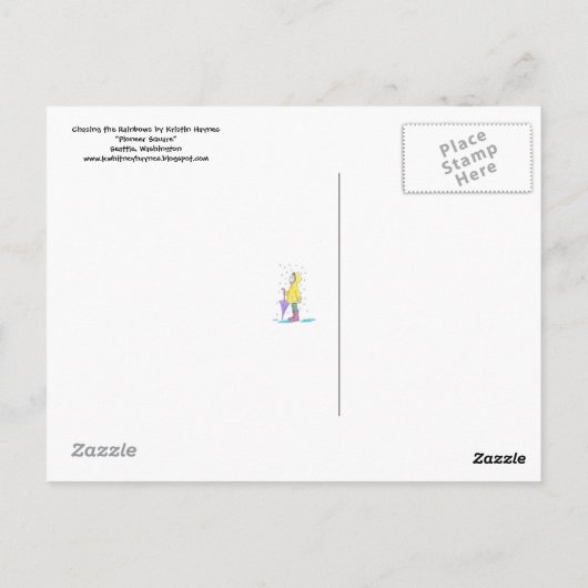 パイオニアスクエア、シアトル、ワシントン ポストカード (裏面)