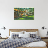 パイオニアタウンアットビッグ・ツリーズ・パーク キャンバスプリント (インサイチュ (寝室))