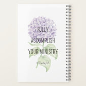 パイオニアパーソナライズされたスクールノートwあじさい ノートブック (裏面)