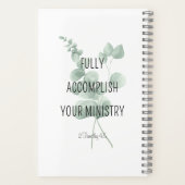 パイオニアパーソナライズされたスクールノートwユーカリ ノートブック (裏面)