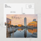 パイオニアプラザポンドモーニング考えズオブユーポストカード ポストカード (正面/裏面)