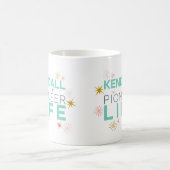 パイオニアライフスパークリー名前をカスタムするケンダル コーヒーマグカップ (中央)