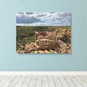 パイオニアヴィレッジプリント@3dudes1life キャンバスプリント (インサイチュ (ウッドフロア))