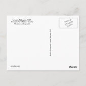 パイオニアーズパーク ネイチャーセンター  リンカーン, ネブラスカ州 2NW ポストカード (裏面)