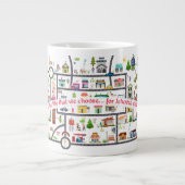 パイオニア向けJWギフト – "Town Territory Map"マグカップ ジャンボコーヒーマグカップ (正面)