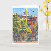 パイオニア建物、パイオニアスクエア、上海 カード (黄色い花)