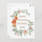 パイオニア楽しむスクール2022はがき ポストカード (正面/裏面)