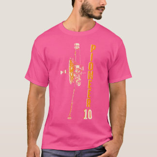 パイオニア10宇宙プローブ惑星太陽の木星系 Tシャツ
