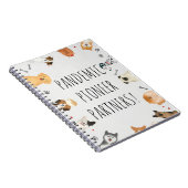 パイオニア・パートナーズJwパイオニア向け可愛い犬ギフト ノートブック (右側)