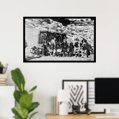 パイオートインディアンアドビハウス1912 ポスター (ホームオフィス)