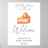 パイカボチャ秋ウェルカムベビーシャワーパーティー ポスター (正面)