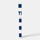 パイカラフルンアップル,ネイビーブルーストライプの Case-Mate iPhoneケース (裏面 / 左)