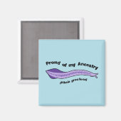 パイカ誇りを持ったア – 私の祖先の磁石 マグネット (正面/裏面)