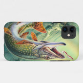 パイクの魚釣り Case-Mate iPhoneケース (裏面(横))