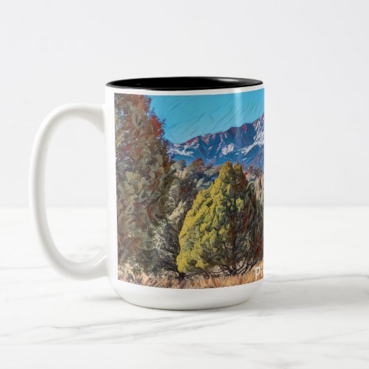 パイクスピークアットザガーデンオブザゴッズ ツートーンマグカップ (左)