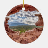 パイクスピークスルーアホールスーベリーホテルオーナメント セラミックオーナメント (裏面)