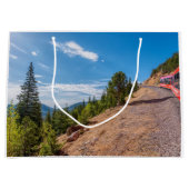 パイクスピークトレイライドラージ抱き枕 ラージペーパーバッグ (正面)