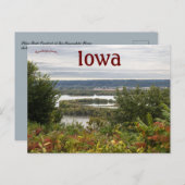 パイクスピーク展望所 アイオワ州マクレガー ポストカード (正面/裏面)