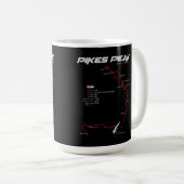 パイクスピーク コロラド州 アメリカ ルート 01 コーヒーマグカップ (正面右)