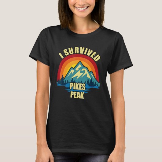 パイクスピーク ハイキング 登山 Tシャツ (正面)