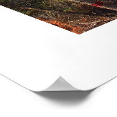 パイクス山のダイヤモンド形の岩 ポスター (角)