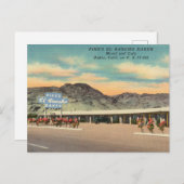 パイクズベーカーモーテルアンドカフェベイカーカリフォルニア ポストカード (正面/裏面)