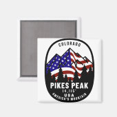 パイクピークアメリカズマウンテン マグネット (正面/裏面)