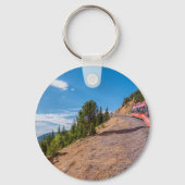 パイクピークトレインライドキーチェーン キーホルダー (裏面)