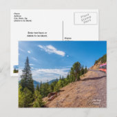 パイクピークトレインライドポストカード ポストカード (正面/裏面)