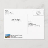 パイクピークトレインライドポストカード ポストカード (裏面)